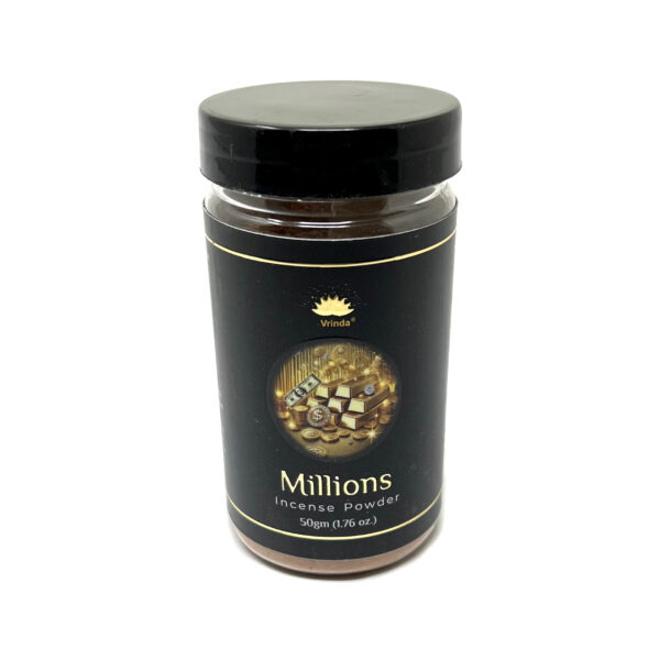 Shreyshti Incense Powder, Millions, Approx 50g for spell, wiccan, pagan, rituals, reiki, religious, aroma therapy purposes